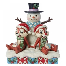 Disney Traditions - Chip´n Dale Snowman H: 14 cm.